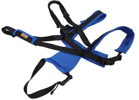 Hohopeti Verstellbares Hundegeschirr mit Hinterer Beinunterstützung Atmungsaktivem Material und Griff GEH-Hilfe für Verletzte und Ältere Hunde zur Rehabilitation und Genesung