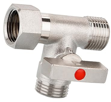 Multipurpose Stop Valves Adapter Dishwasher Adapter Simple Installs for Toilet Tanks & Second Faucet Connection Leak Proof Valves