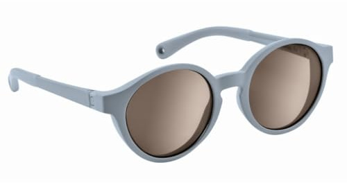 BÉABA, Sonnenbrille für Kinder 2-4 Jahre, 100% UV Schutz - Kategorie 3, Seitenschutz, Optimaler Komfort, 360° verstellbare Bügel, Kiesel