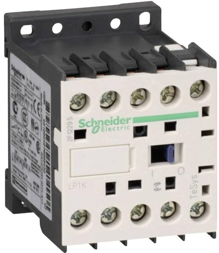 Schneider Electric, TeSys K contactor - 3P - AC-3 <= 440 V 9 A - 1 NO aux. - 24 V DC coil, LP1K0910BD3