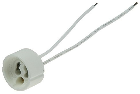 ChiliTec GU10 Lampenfassung, max 230V/100W, 11cm Kabel