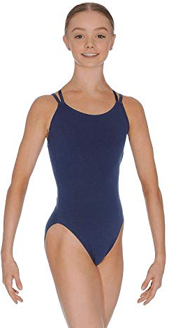 Capezio Double Strap Camisole Leotard, Navy, Large