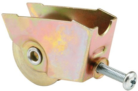 Prime-Line D 1721 Single 1-1/4 In. Steel Ball Bearing Roller, Stamped Steel Rolleze Glass (Single Pack)