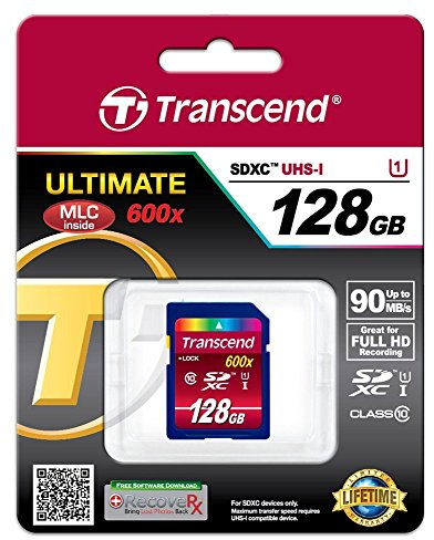 Transcend 128GB SDXC/SDHC Class 10 UHS-I 600x (Ultimate) Memory Card