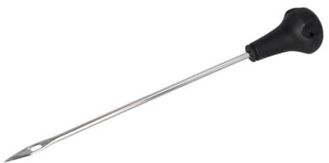 Stubai 792003 Alêne à Viande, Acier Inoxydable, Argent/Noir, 28 x 13 x 13 cm