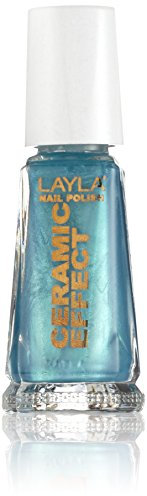 Layla Cosmetics 1243R23-073 Ceramic Effect Nagellack - vibrant blue, 1er pack (1 x 0.01 l)