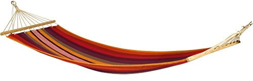 Lesli Living Hängematte belastbar bis 150 kg Mehrfarbig 200x80 cm Baumwolle