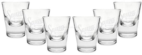 Sauza Shotglas Shotgläser - 6 Stück Glas Schnapsglas Becher