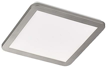 Fischer & Honsel 20255 Deckenleuchte, Nickel Farben, 30 x 30 x 3 cm (LxBxH)