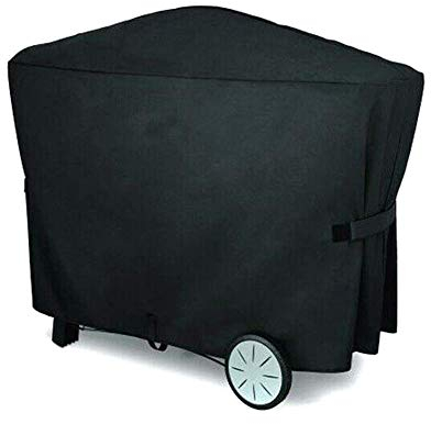 ECOSWAY BBQ Volle Länge Grill Abdeckung Wasserdicht Schutz Staubdicht für Weber Q3000 Q2000