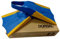 DORSAL Bodyboard Floating Swimfins (Flippers) 8.5-9.5 Blue/Yellow