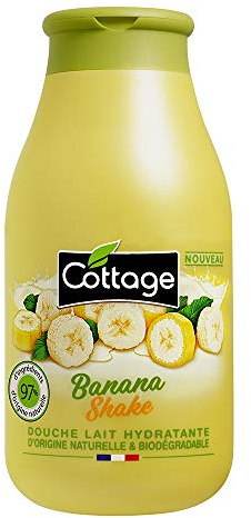 Cottage Douche Lait Hydratante Banana Shake 97% d'Ingrédients d'Origine Naturelle 1 Unité