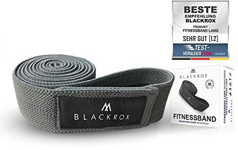 BLACKROX Fitnessband Lang BANDOROX Widerstandsband Resistance Band für Männer und Frauen Yoga Krafttraining Pilates Fitness Hüftband Beine Hüfte und Gesäß Muskelaufbau