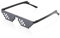 Fiada 8 Bit Pixel Mosaik Brille Unisex Sonnenbrille UV Schutz Spieler Sonnenbrille Coole Brille für Männer Frauen Kinder Foto Requisiten (Schwarz, Eleganter Stil)