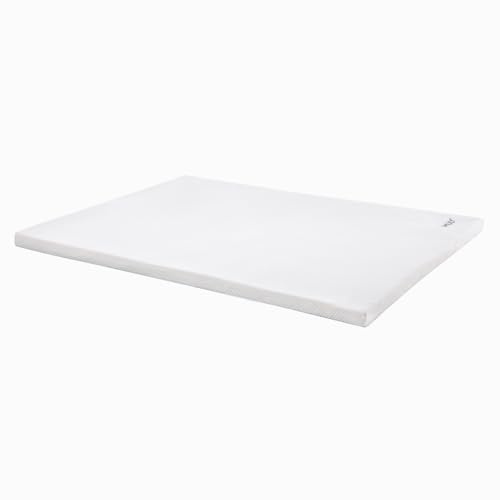 MAXCOLCHON Topper 4. Sobrecolchón viscoelástico con Tejido Antideslizante. Libera presiones y consigue un Descanso más Adaptable y Mullido.(105X190)