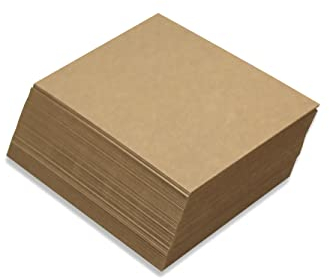 Blätter Nature-eco Kraftpapier DIN A6, 10,5 x 14,8 cm Kraftkarton 380 g stabil, extra stark, Bastelbogen, Bastelkarten, DiY, Exklusive Qualität, Recyclingpapier, Elegante Feste Optik