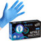 SwiftGrip Blue Nitrile Gloves, Medical Exam Disposable Rubber Gloves Latex Free & Powder Free for Cooking, Cleaning, Hair Dyeing, Salon, Tattoo (Box of 100, X-Large)
