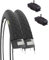 ECOVELO 2 neumáticos 700 x 35 C + Cámaras América, Adultos Unisex, Nero, 700X35