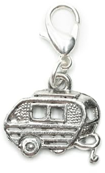 Miniblings Wohnwagen Charm Zipper Wohnmobil Camper silber versilbert | Anhänger zum Kombinieren, in Berlin montiert, auch als Mitbringsel geeignet