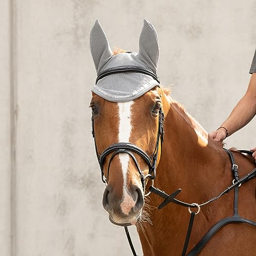 SUNRIDE Fliegenhaube “Wellington” - dämpft Umgebungsgeräusche, schützt vor Insekten, pflegeleicht (Cob, grau)