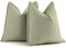 ZWJD Salbei Grün Kissenbezug 55x55 2er Set Chenille Kissenbezüge Sofakissen Kissenhüllen mit elegantem Design, weiche und luxuriöse dekorative Dekokissen für Couch, Bett und Heimdekoration