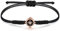 JENDEAR SHINE Kompass Armband für Damen, Handgeflochtener Seil-Kompass Anhänger mit Zirkonia, Geburtstags Abschluss Geschenke für Schwestern und Freunde