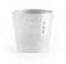 Ecopots Blumentopf Amsterdam Weiß - Durchmesser Ø 10 cm rund klein - Pflanzentopf aus Recycling Kunststoff - Übertopf modern für Indoor und Outdoor