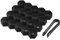 uxcell 20 fundas para tuercas de rueda para Land Rover Range Rover de 22 mm, color negro