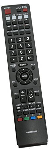 VINABTY Nuovo GA935WJSA Telecomando di ricambio Télécommande Per SHARP TV RRMCGA935WJSA GA935WJSA GA959WJSA GA890WJSA GB005WJSA GB004WJSA Remote Controller
