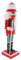 HOLIDYOYO Nussknacker Soldat Nussknacker Weihnachtsschmuck weibliche Nussknackerfiguren für den Jahrestag Weihnachtsdekorationen Santa c Wohnkultur Desktop-Nussknacker-Dekor Holz