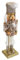 Cabilock Casse-Noisette De Noël 38 Cm Décoration De Noël en Forme De Roi des Flocons De Neige Dorés Soldat Casse-Noisette De Noël Décoration De Noël en Bois