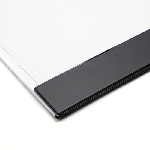 younikat Kantenschutz für DIN A2 Schreibtischunterlagen I selbstklebend I schwarz I 59,4 x 8 cm I wasserabweisend I Schutzleiste für Schreibtischunterlage I Büro Homeoffice Schule I az160