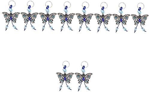 SOIMISS 10stücke Woven Eye Butterfly Schlüsselanhänger Dekorative Schlüsselringe Für Handtaschen Rucksäcke Und Persönliche Gegenstände Langlebig Und Stilvoll