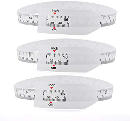 Lot de 3 rubans de mesure de circonférence de tête pour bébé