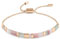 RADLEY 18ct Rose Gold Semi Precious Stone Friendship Bracelet
