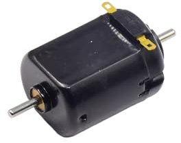 LIUCH Micro Moteur électrique FK-130 à 5 pôles, 12V, 18V, 24V DC, Haute Vitesse, Double Arbre de 2mm, Bricolage, Train ferroviaire RC, Jouet, Fente Ho, Voiture, Bateau(Super Magnet)