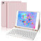 FOGARI Teclado para iPad 6/5 Generación 2018/2017, iPad Air 2/1 2014/2013, Funda para iPad 9.7 Pulgadas con Español Ñ Teclado Bluetooth Wireless, Rosa