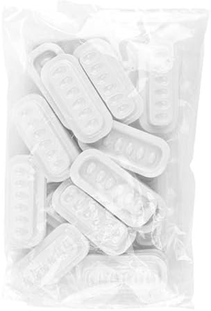 Lot de 100 supports de colle à cils en silicone Accessoires pour maquilleurs et extensions de cils