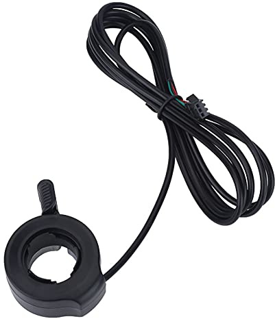 KooingTech Electric Bike Throttle, Electric Scooter Throttle, 3 Wires Thumb Throttle on Left Right Handle for E Bike Electric Bike Scooter