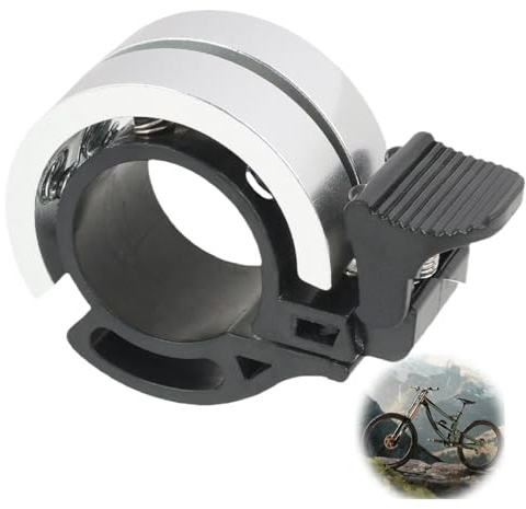 Glocke, Fahrradklingel aus Aluminiumlegierung, MTB, Sicherheitsalarm, Fahrradlenker, Fahrradhupe, Zubehör, Super Sound, Doppelklingel aus Aluminium, für Straße und Berg