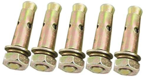 bulloni di espansione, Bullone di ancoraggio ad espansione esagonale M8 x 50 mm 5 pezzi