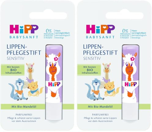 HiPP Babysanft Bio Lippen-Pflegestift (Packung mit 2)