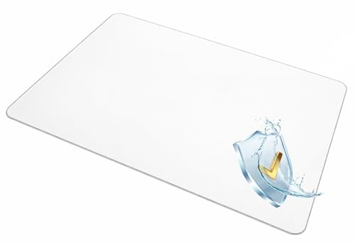 Beautex transparentes Tischset Platzset Tischschutz, abwischbar, mattiert