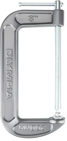 Olympia Tools C-Klemme (20,3 x 10,2 cm) 38-148, schwarz