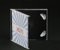 100 Custodie CD Doppie Nere - Box porta 2 CD, 10,4 mm - Qtecx