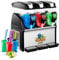 Royal Catering Slush-Eis-Maschine Slushie Maker RCSL 3/15 (3 x 15 L, 980 W, -2 bis -3 °C, BPA-frei, 8-12 Stunden Arbeitszyklus, Härtegrad: 4 Stufen)