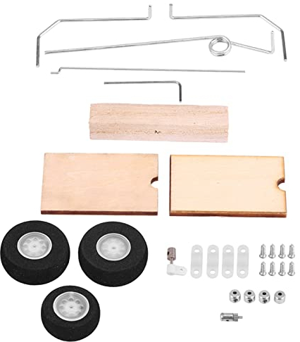 Airplane Landing Gear, KT DIY Fixed Wing Model Aircraft Landing Gear Wheel Universal Set of RC Airplane Accessories
