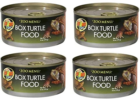 Zoo Med Box Turtle Food - Canned 6 oz - Pack of 4