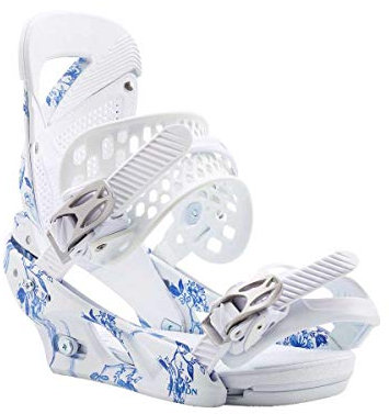 Burton W Lexa Weiß, Damen Snowboard-Bindungen, Größe L - Farbe Delft Blue