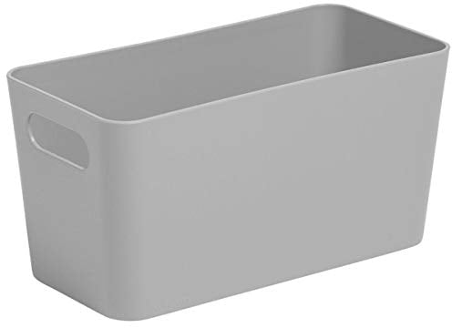 Wham 6.01 Rectangular 20cm Home Studio Storage Basket (Grey)